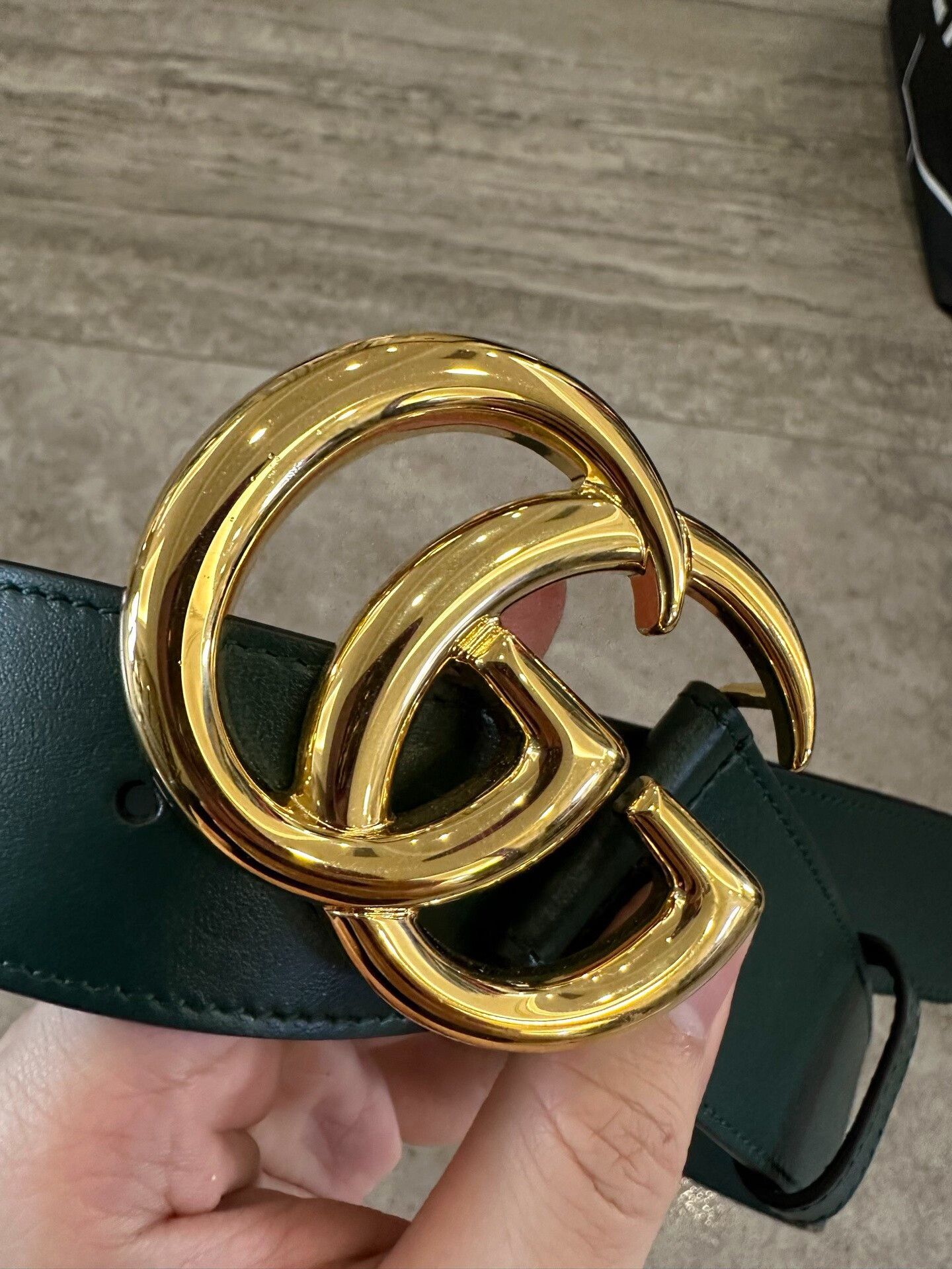 Gucci Gucci GG Women's Green Belt Size ONE SIZE - 1 Thumbnail