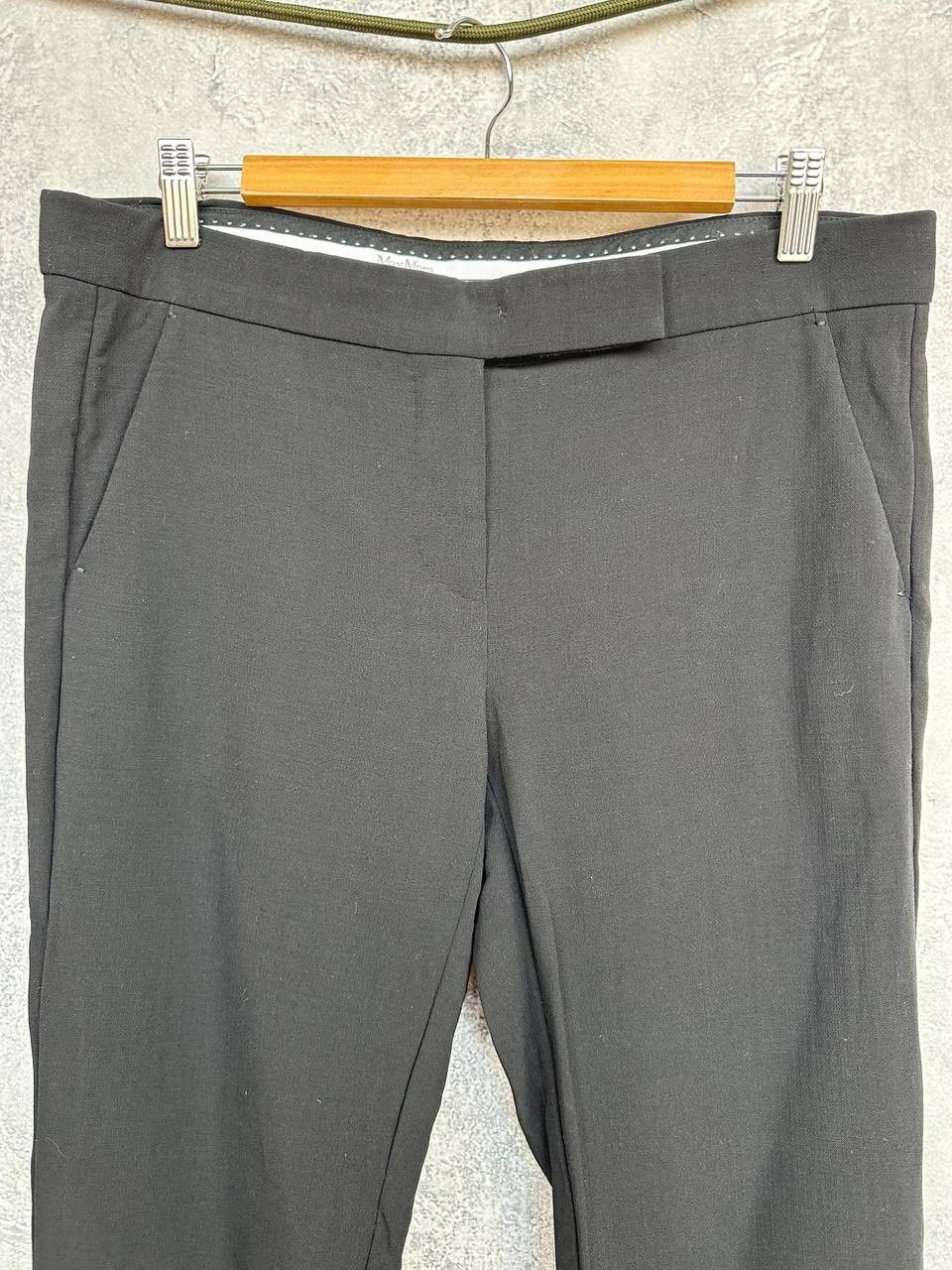 Max Mara Max Mara Tailored Slim-Fit Trousers Classic Italian Elegance Size 31" - 4 Thumbnail
