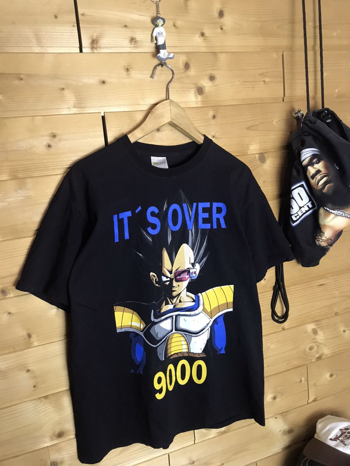 Anime Vintage 00s Dragon Ball Z it’s over 9000 t-shirt Size US L / EU 52-54 / 3 - 3 Thumbnail