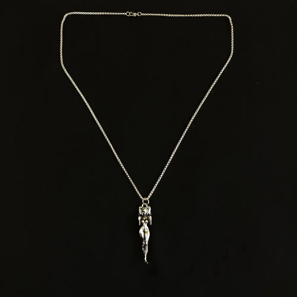 Jewelry Punk Necklace Gothic Chain Size ONE SIZE - 3 Thumbnail