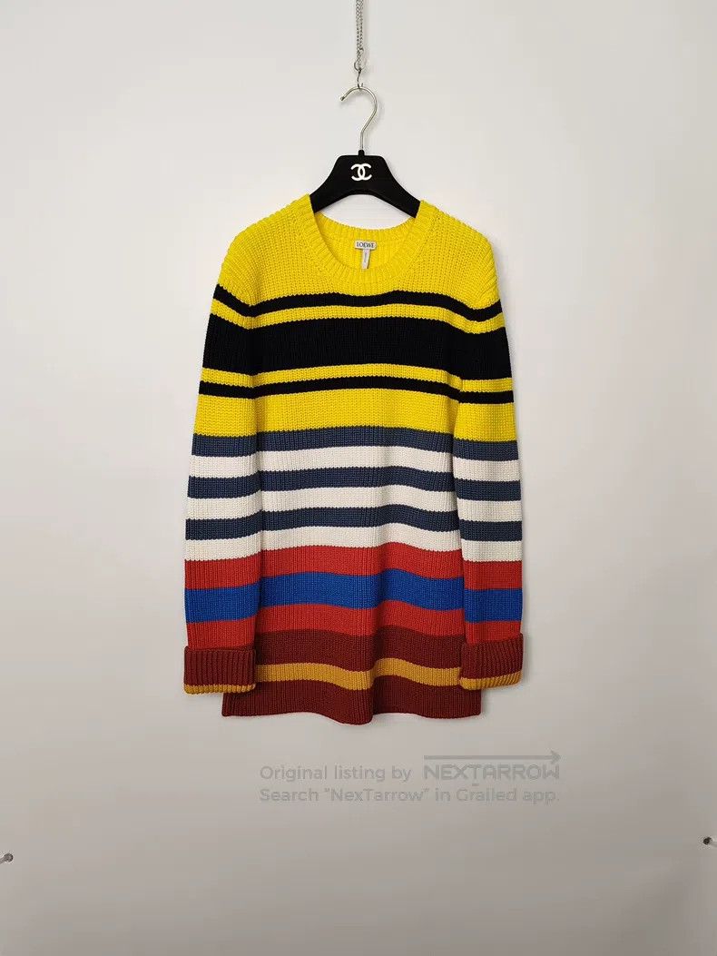 Loewe Loewe Women's Color Blocked Knit Sweater Size S / US 4 / IT 40 - 1 Thumbnail