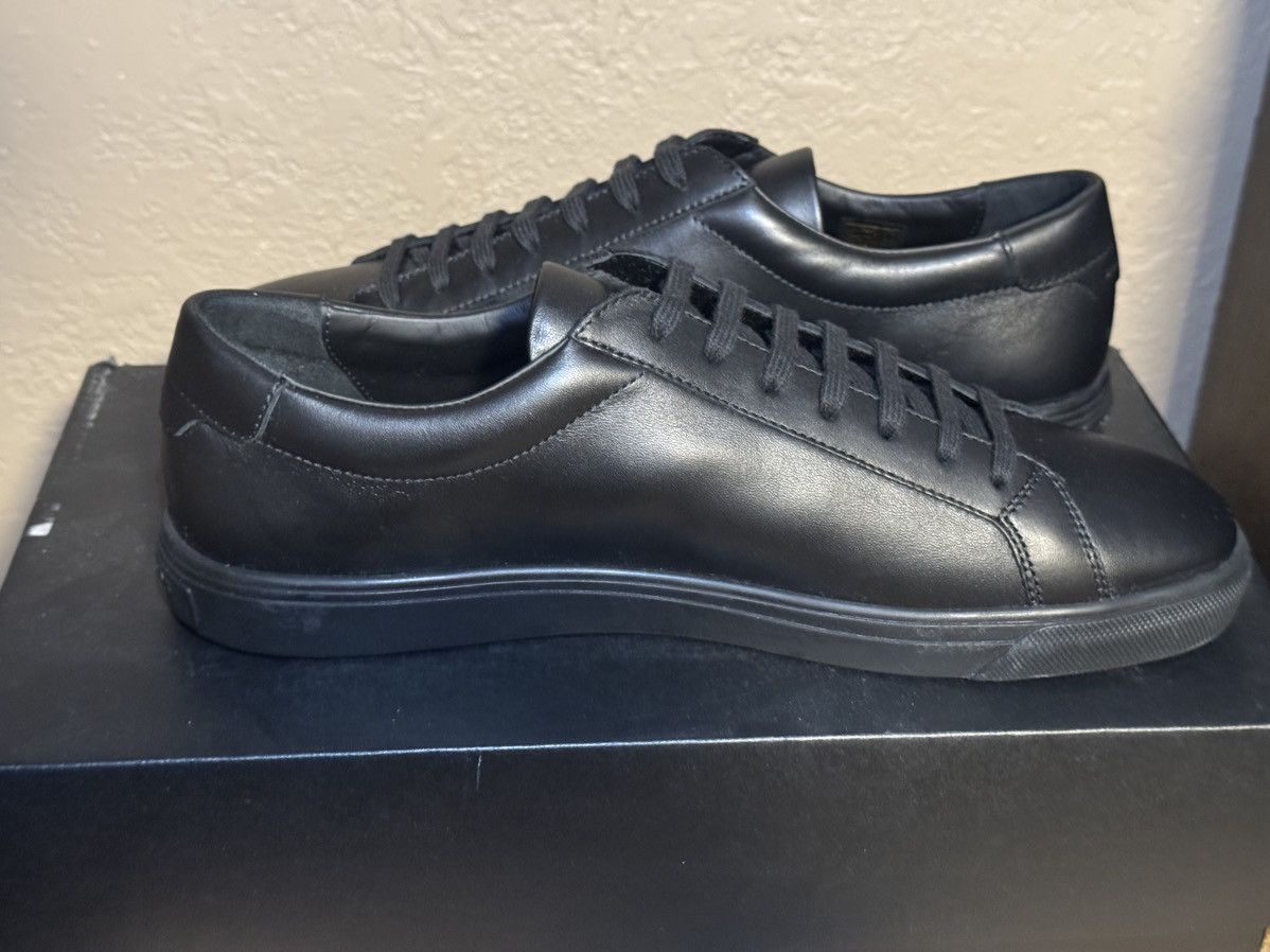 Saint Laurent Paris Andy Low Top SL Sneakers Black Size US 10 / EU 43 - 4 Thumbnail