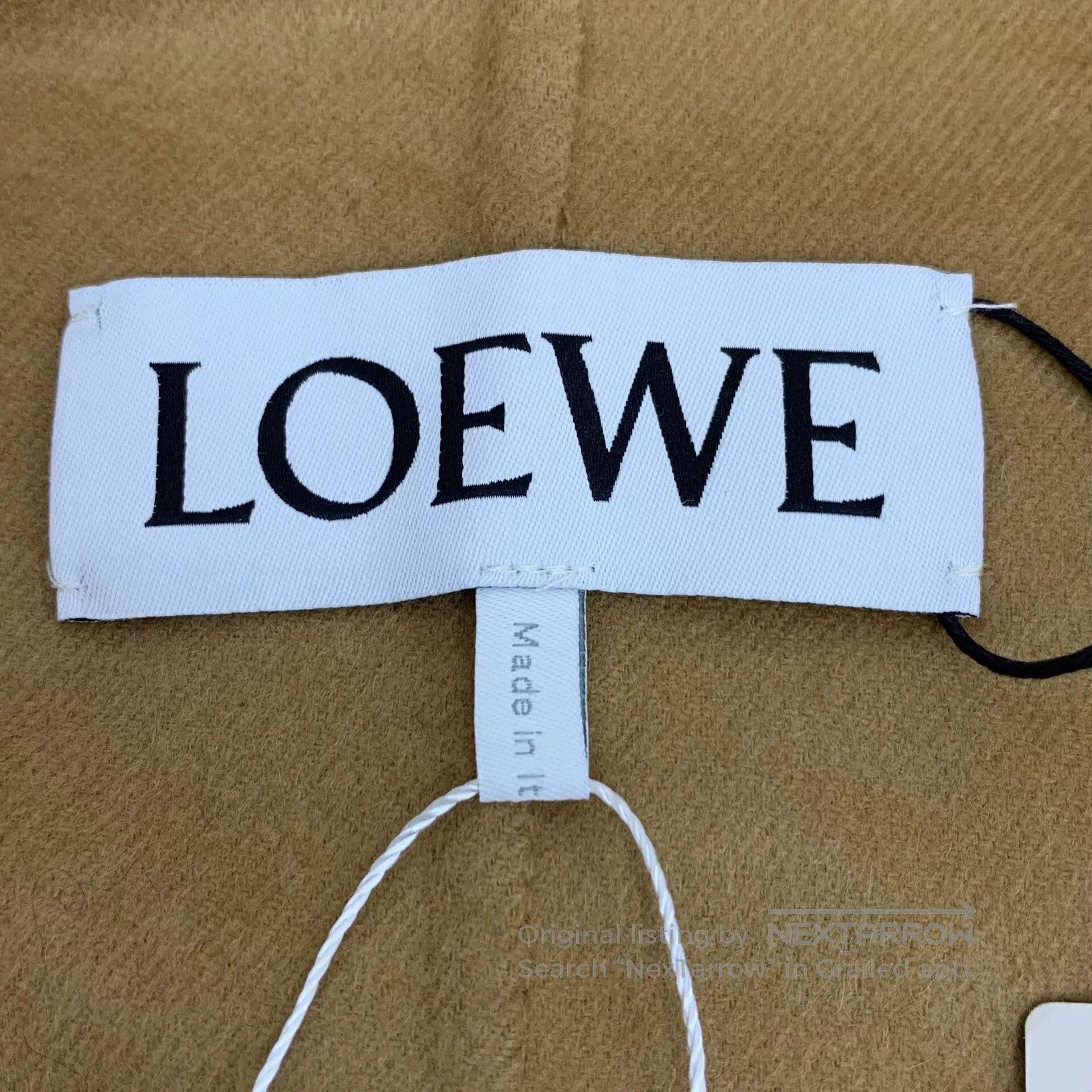 Loewe Loewe Brown Wool Collar Long Coat. Size XXS / US 00 / IT 34 - 5 Thumbnail