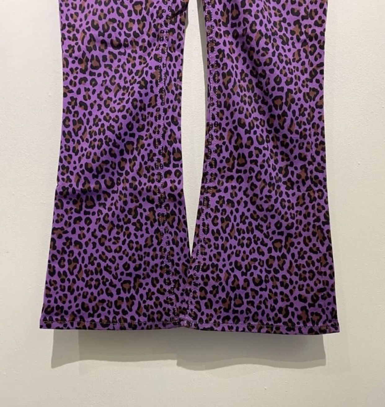 X-Girl × Xlarge Rare vintage X-girl leopard design bootcut wide leg Size 28" / US 6 / IT 42 - 5 Thumbnail