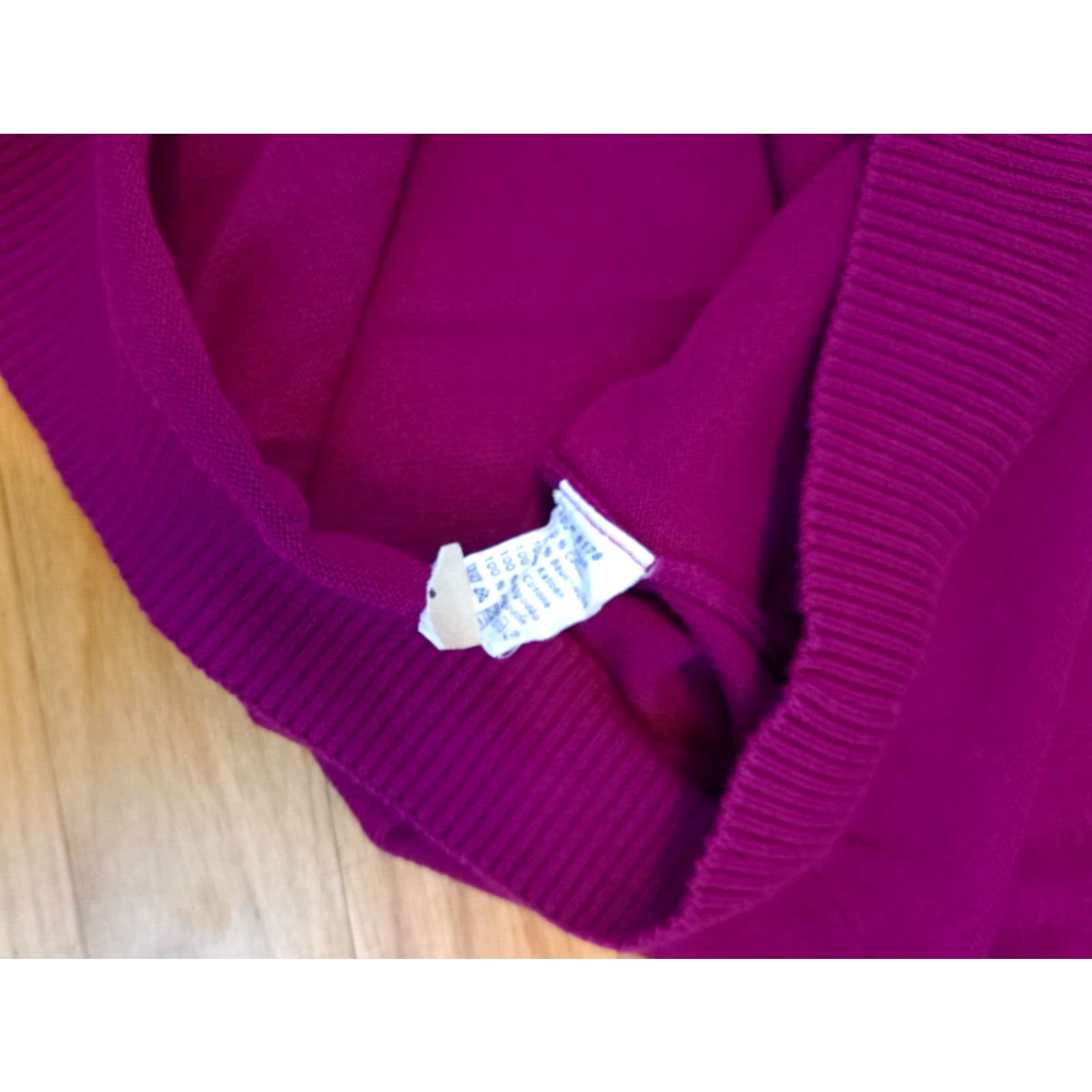 Lacoste Lacoste V-Neck Tennis-Golf Knit Sweater 7XL Men Red Long Sleeve Pullover All Seasons Knit Solid Size US XXL / EU 58 / 5 - 2 Thumbnail