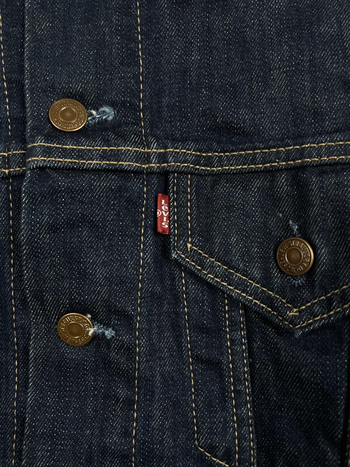 Levi's Women’s Levi’s S – 70500-04 Navy Denim Jacket Vintage Size S / US 4 / IT 40 - 10 Thumbnail
