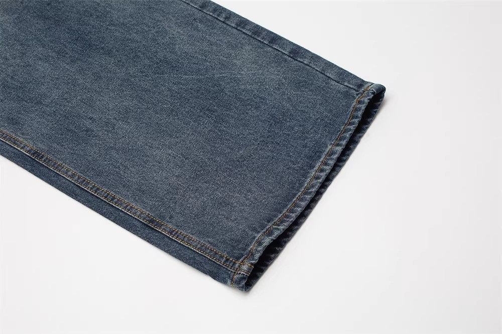 Japanese Brand × Vintage Men's street style loose belt washed distressed jeans Size US 32 / EU 48 - 7 Thumbnail