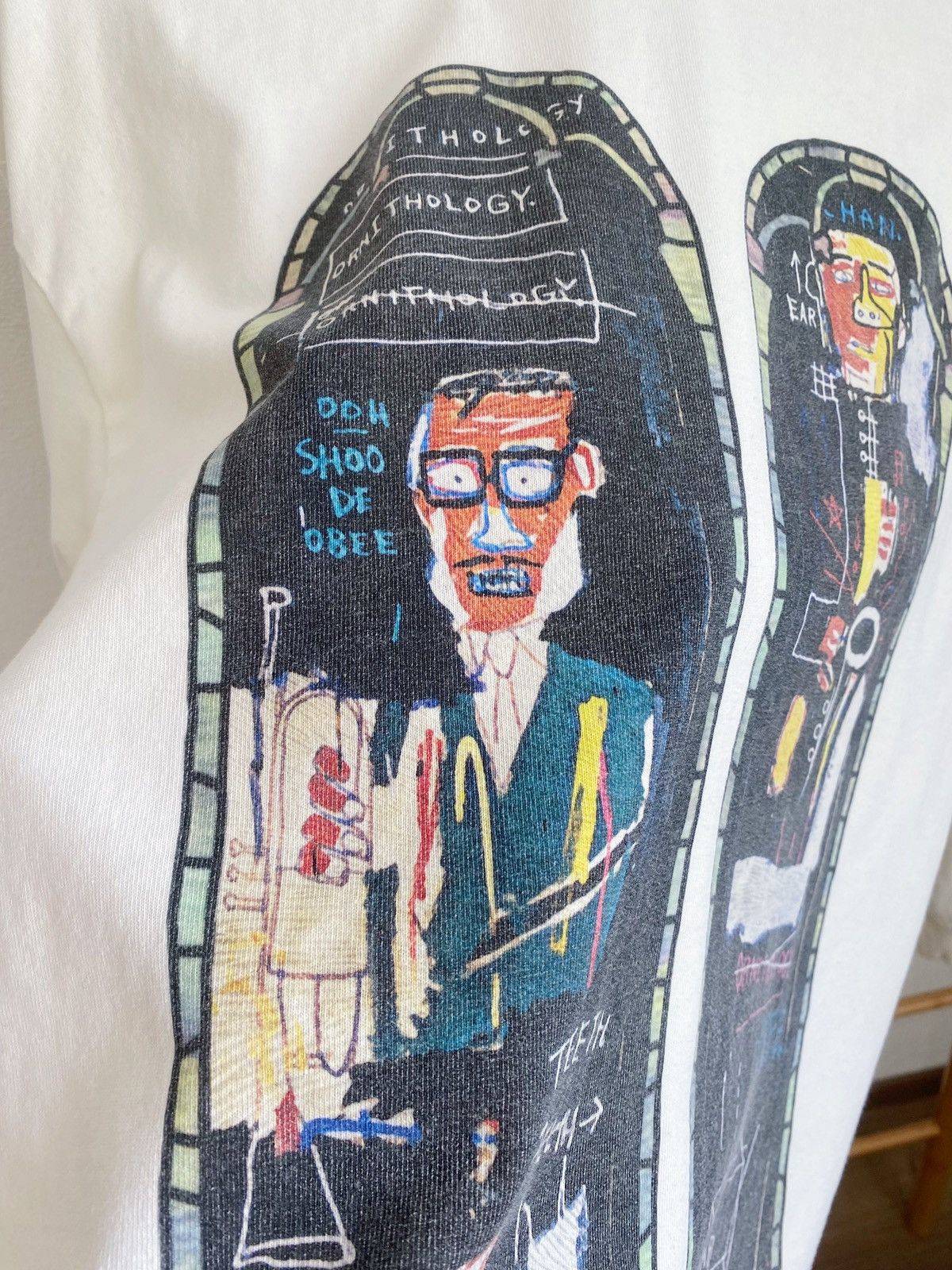 H&M × Jean-Michel Basquiat × Who Decides War WHO DECIDES WAR x BASQUIAT x H&M LONG SLEEVE RELAXED T-SHIRT Size US XL / EU 56 / 4 - 19 Thumbnail