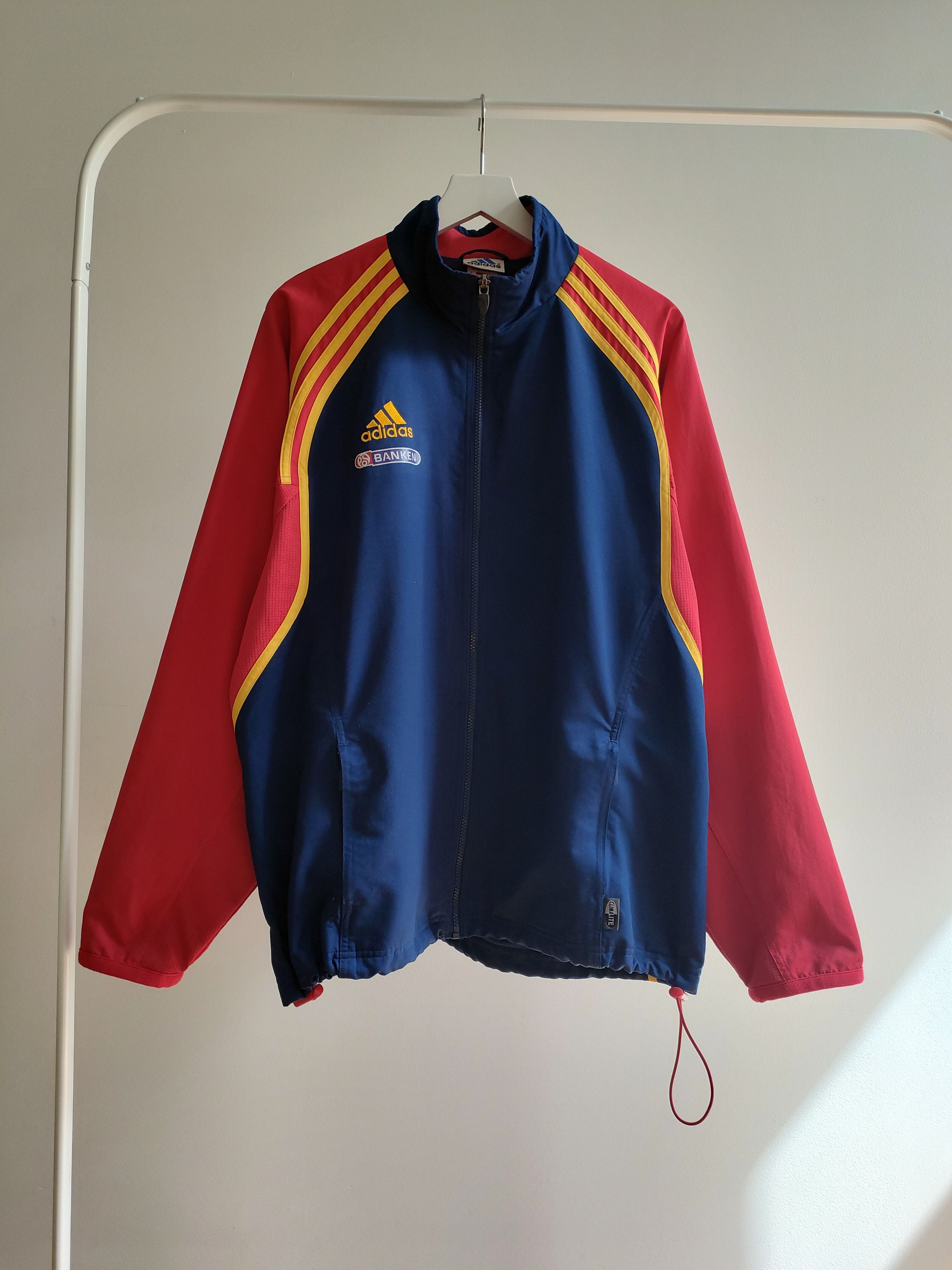 Adidas 90s adidas Banken Light Jacket Rave Germany Size US L / EU 52-54 / 3 - 1 Thumbnail