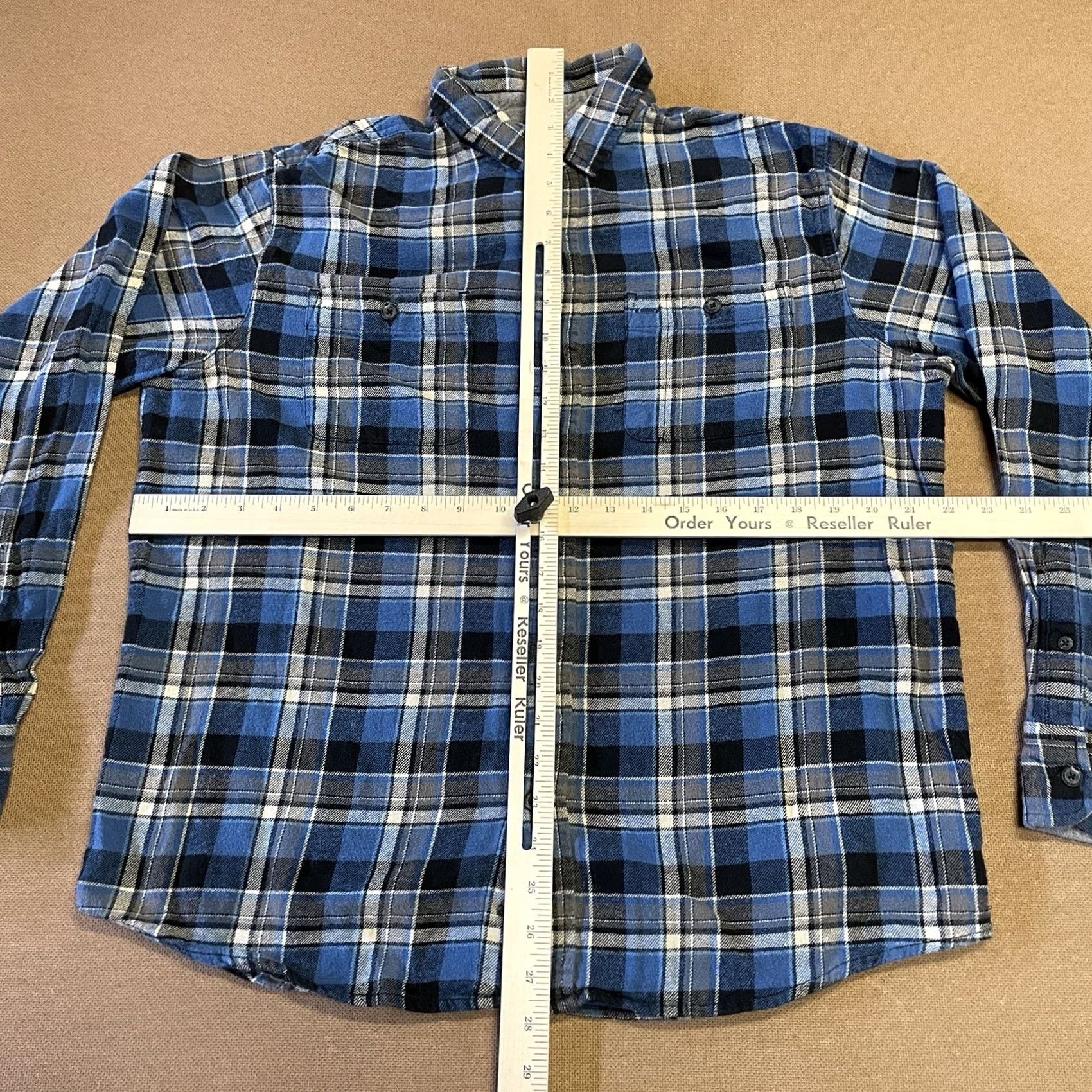 Vintage Woolrich Plaid Boxy Long Sleeve Button Down Shirt Mens Large Blue Pocket SHIRT Size US L / EU 52-54 / 3 - 2 Thumbnail