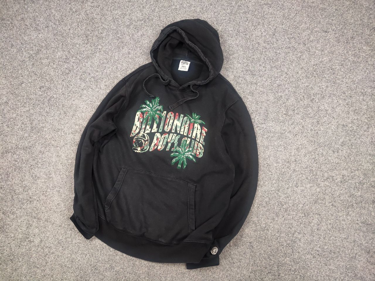 Billionaire Boys Club Billionaire Boys Club Vintage Logo camo Black Faded Hoodie Size US L / EU 52-54 / 3 - 3 Thumbnail