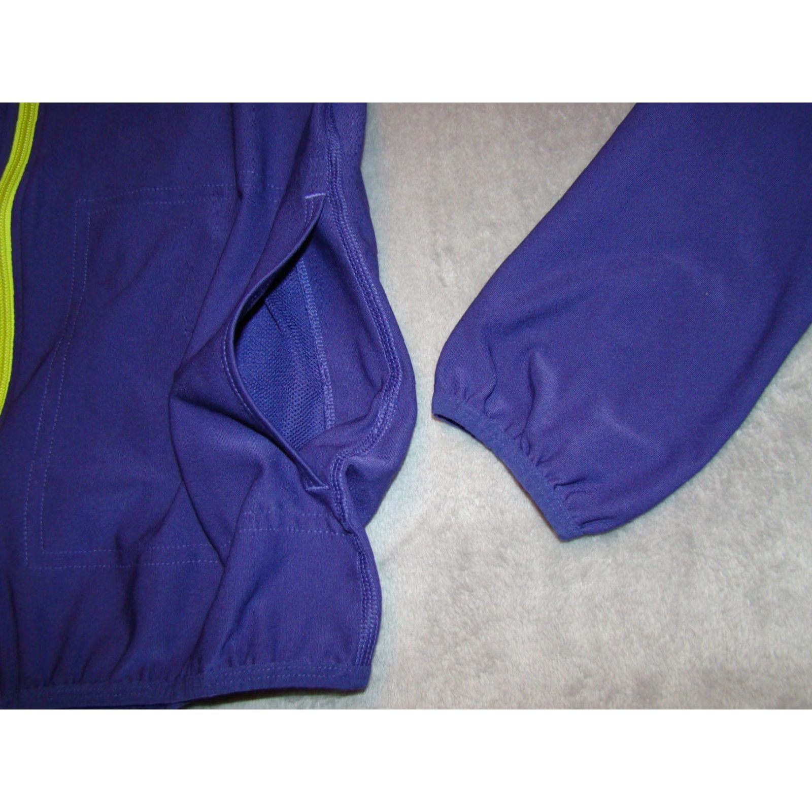 Nike Nike Dri-Fit Womens Medium Purple Running Thumbholes Full Zip Pockets Jacket Size M / US 6-8 / IT 42-44 - 2 Thumbnail