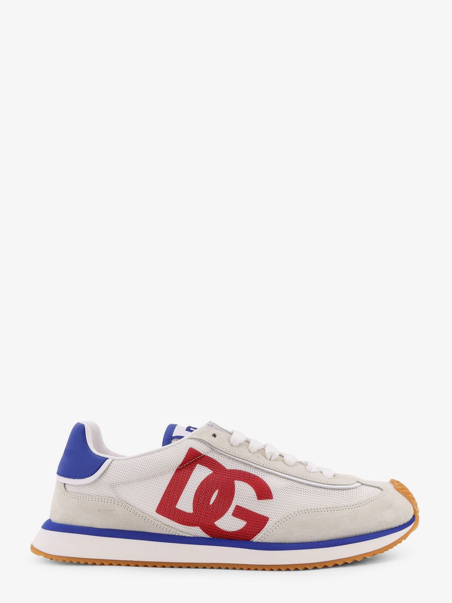 Dolce & Gabbana Leather Sneakers With Dg Logo Size US 8 / EU 41 - 1 Thumbnail