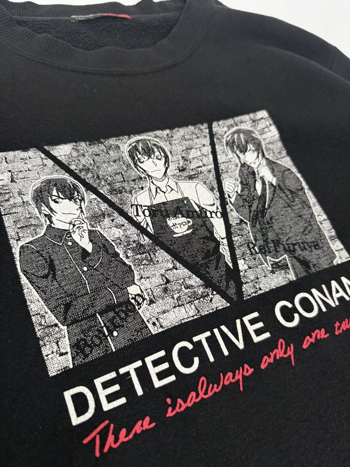 Anime 🔥 Y2K Japan Ditective Conan Aoyama Gosho Sweatshirt - L Size US M / EU 48-50 / 2 - 5 Thumbnail