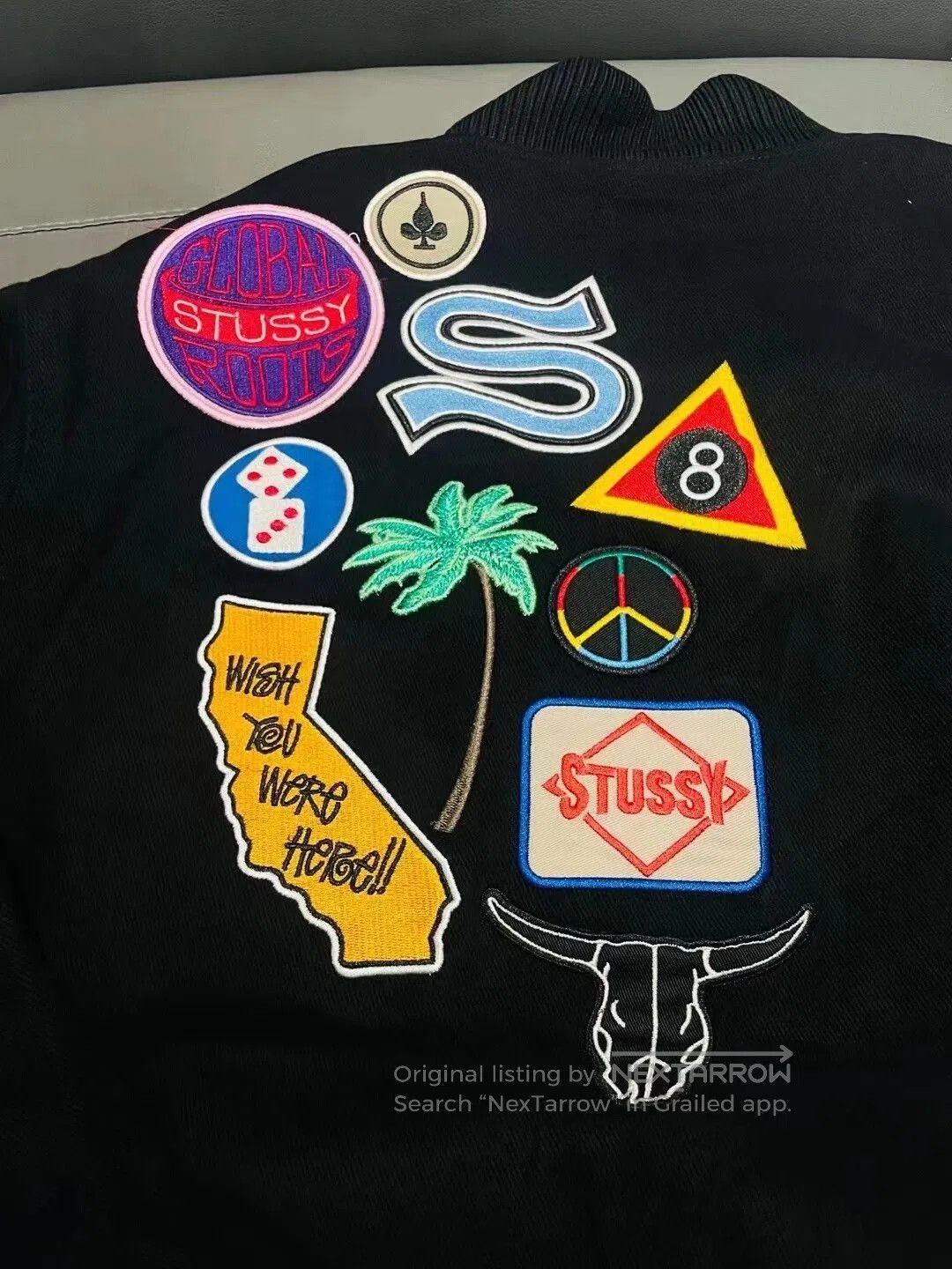 Stussy Stussy Embroidered Baseball Jacket. Size US M / EU 48-50 / 2 - 5 Thumbnail