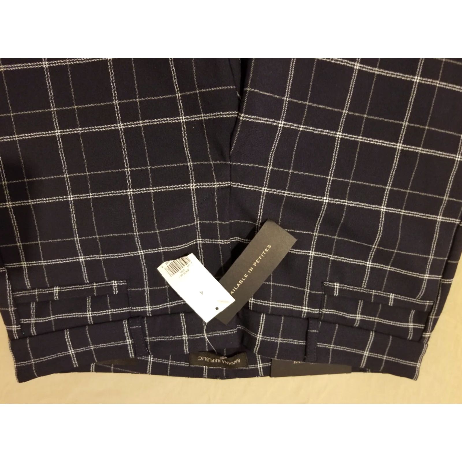 Banana Republic Womens Banana Republic Dress Pants 4 Navy Blue Chino Khaki Slacks Trousers Dress Pants Womens Size 27" / US 4 / IT 40 - 5 Thumbnail