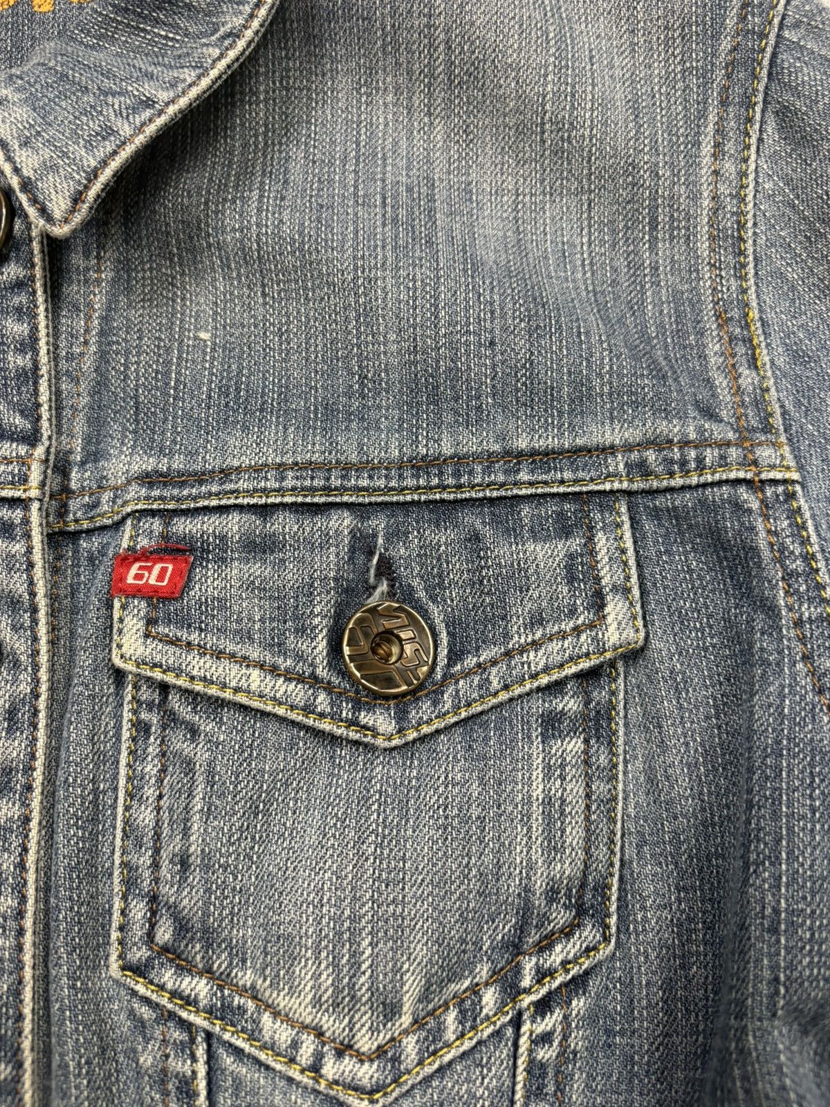 Miss Sixty Vintage 2000s Miss Sixty Y2K Denim Slim Jacket Brink Style S Size S / US 4 / IT 40 - 5 Thumbnail