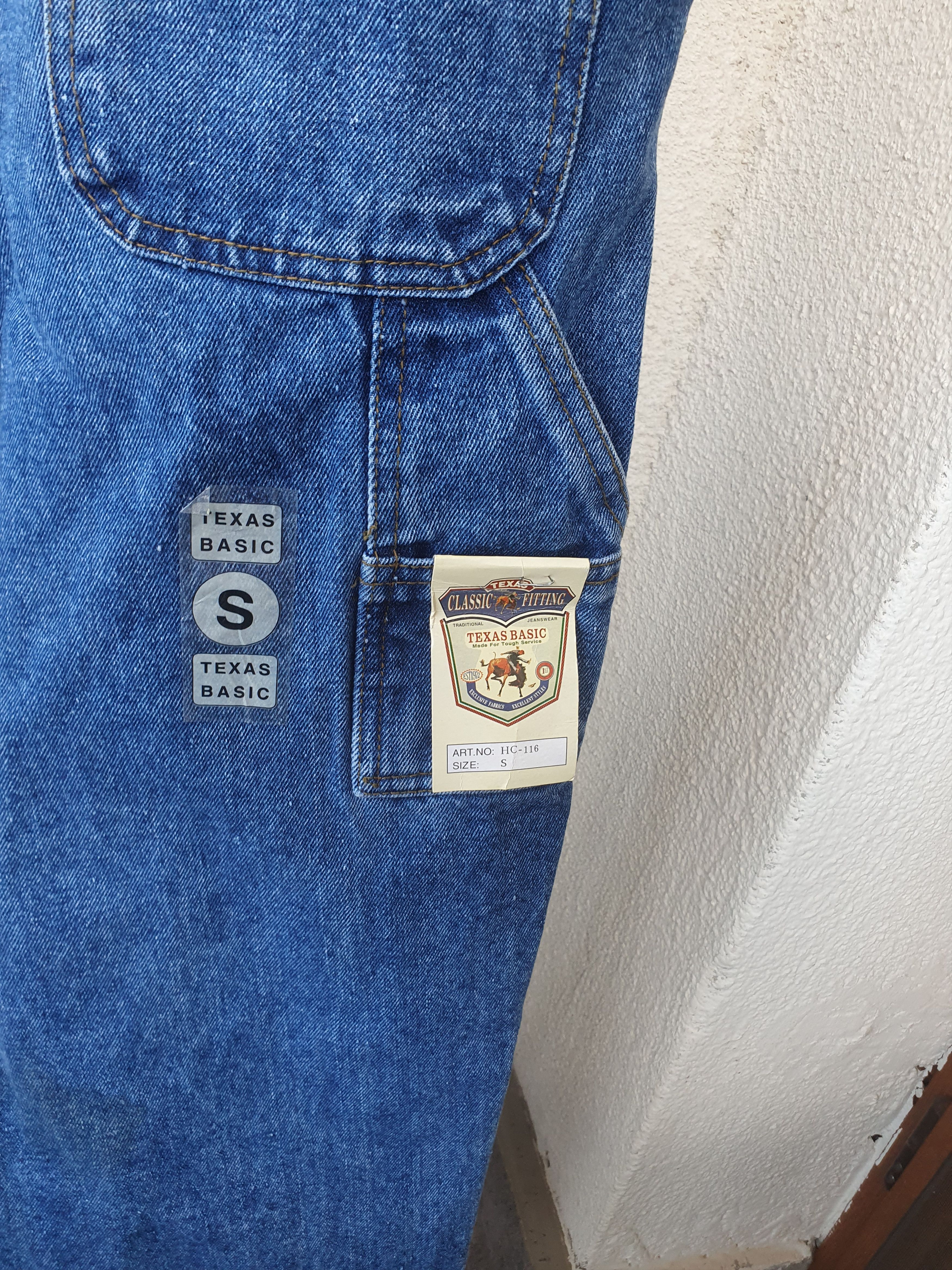 Vintage Texas Basic Authentic Jeanswear Vintage Denim Overall sz S Size US 29 - 5 Thumbnail