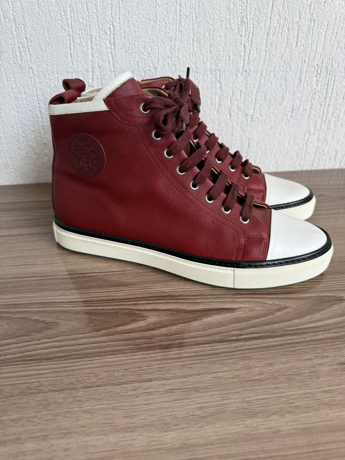 Hermes Jimmy high top sneakers Size US 9.5 / EU 42-43 - 8 Thumbnail