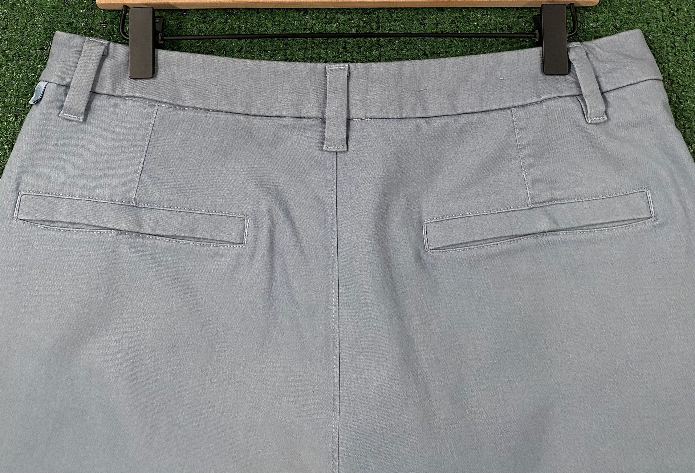 Lululemon Lululemon Commission Bluish Grey Cotton Blend Shorts 32 Size US 32 / EU 48 - 4 Thumbnail