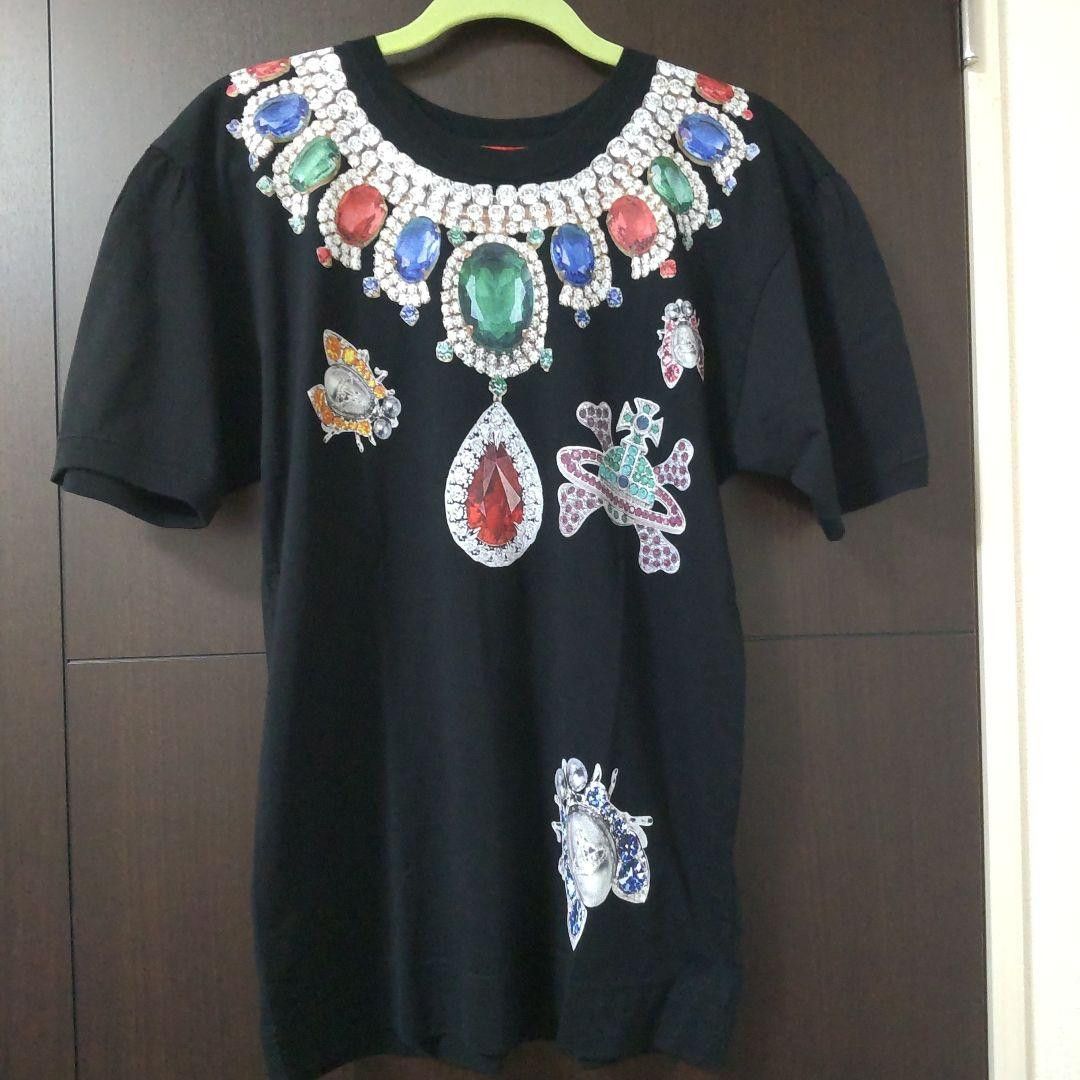Vivienne Westwood Trompe-l'œil Jewel Necklace Tee Size US M / EU 48-50 / 2 - 1 Thumbnail
