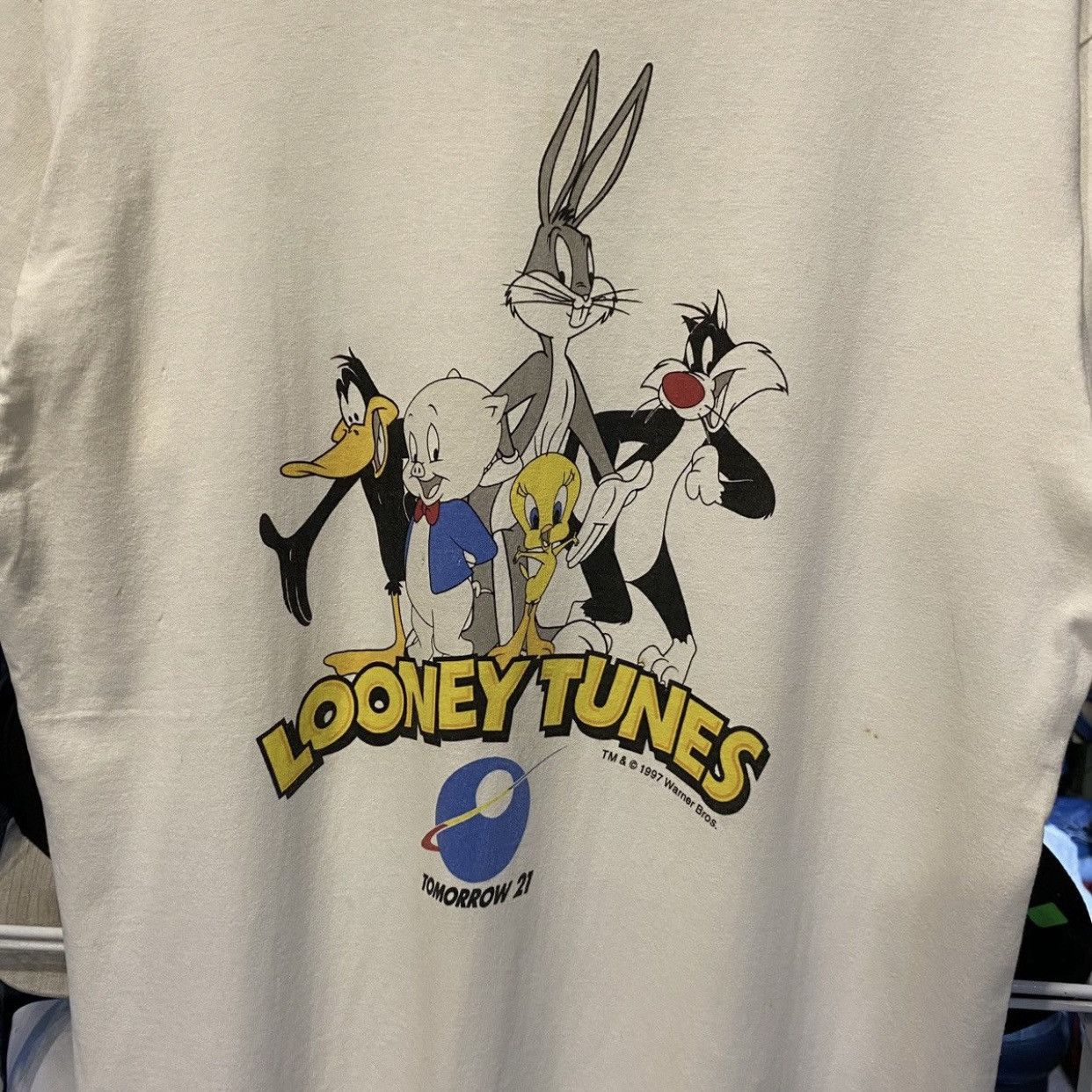Cartoon Network vintage Looney Tunes Toshiba T-shirt Size US L / EU 52-54 / 3 - 5 Thumbnail