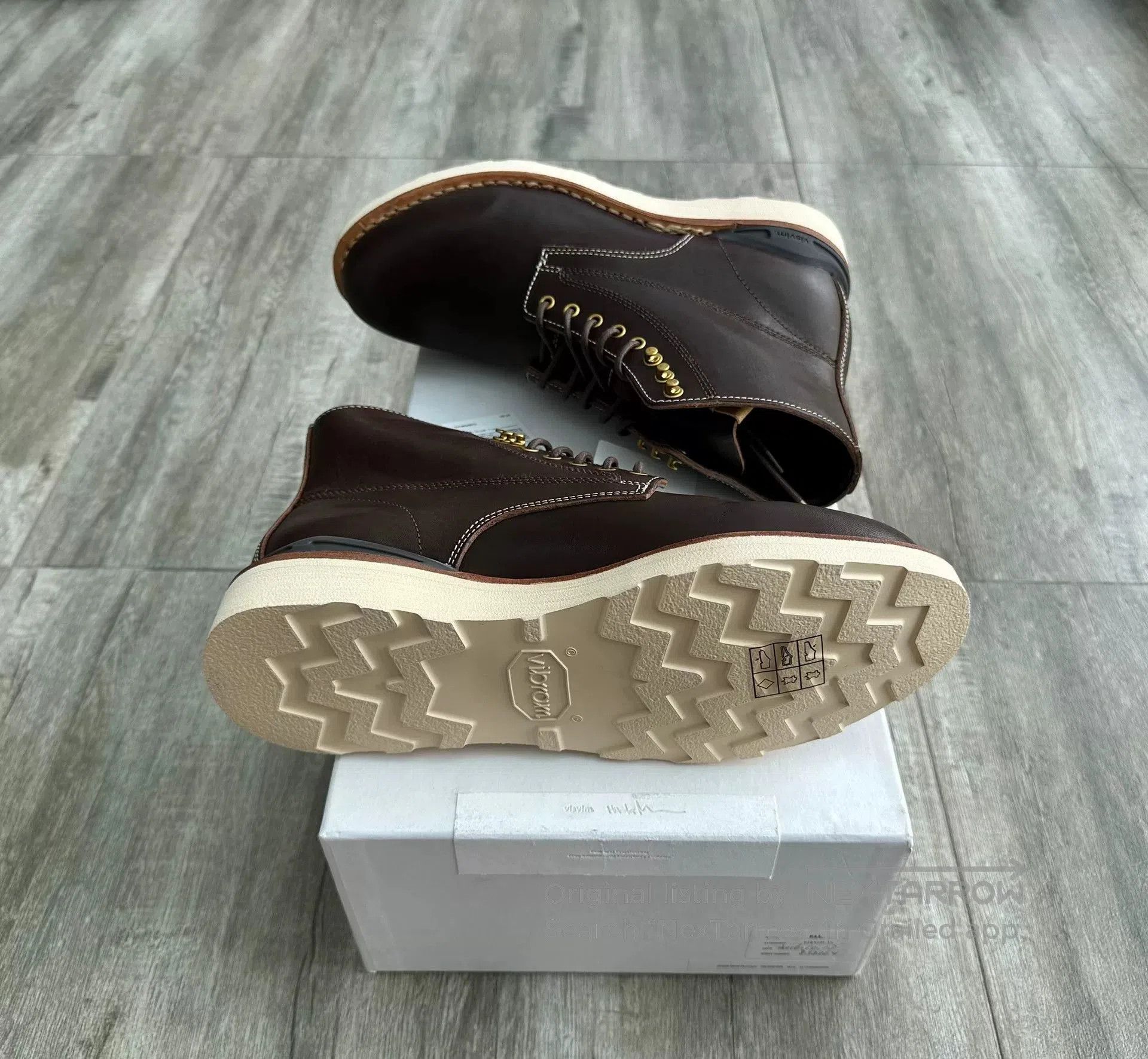 Visvim visvim virgil folk boots in dark brown. Size US 10 / EU 43 - 4 Thumbnail
