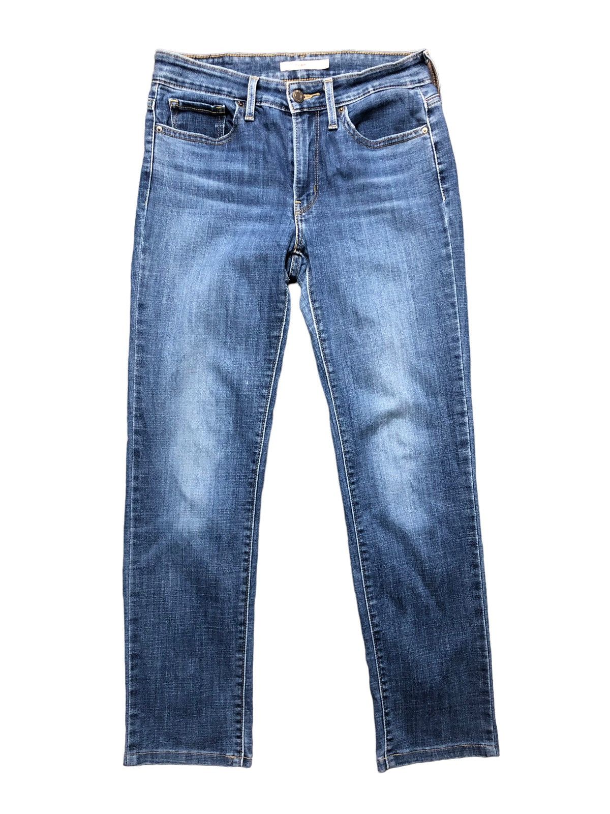 image of Levis x Vintage Size 29X27 Vintage Levi's 712 Slim Fit Jeans in Blue, Women's