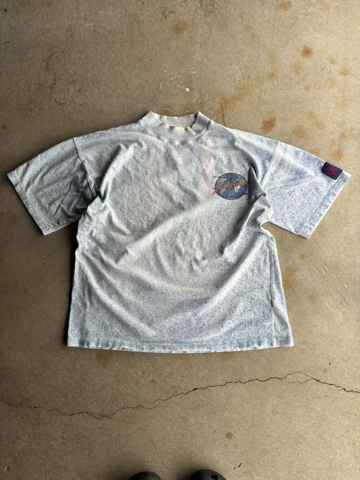 Other Vintage 90s Zulu Fatcats Surf Boxy Dyed Thick Neck Tee Size US L / EU 52-54 / 3 - 2 Thumbnail