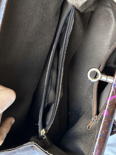Vintage Brown leather bag (custom) Size ONE SIZE - 4 Thumbnail