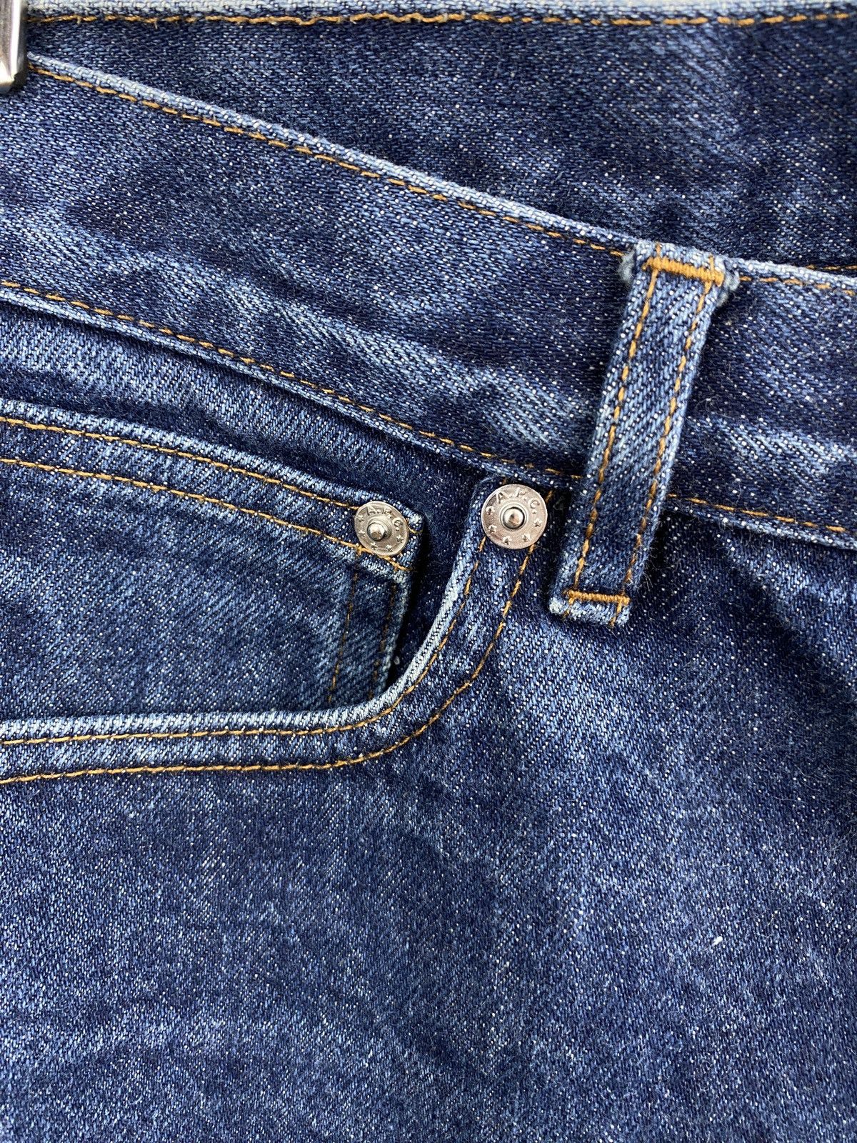 A.P.C. 🇺🇸 A.P.C. Jeans Selvedge Rare Retro Hype Y2K A. P. C. Size US 33 - 5 Thumbnail
