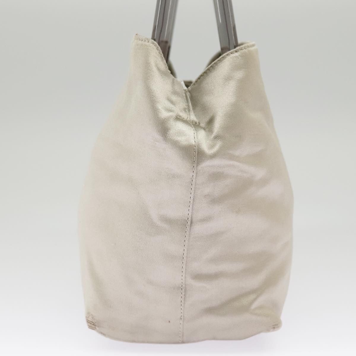Prada PRADA Tote Bag Satin Plastic Silver Silver Size ONE SIZE - 3 Thumbnail
