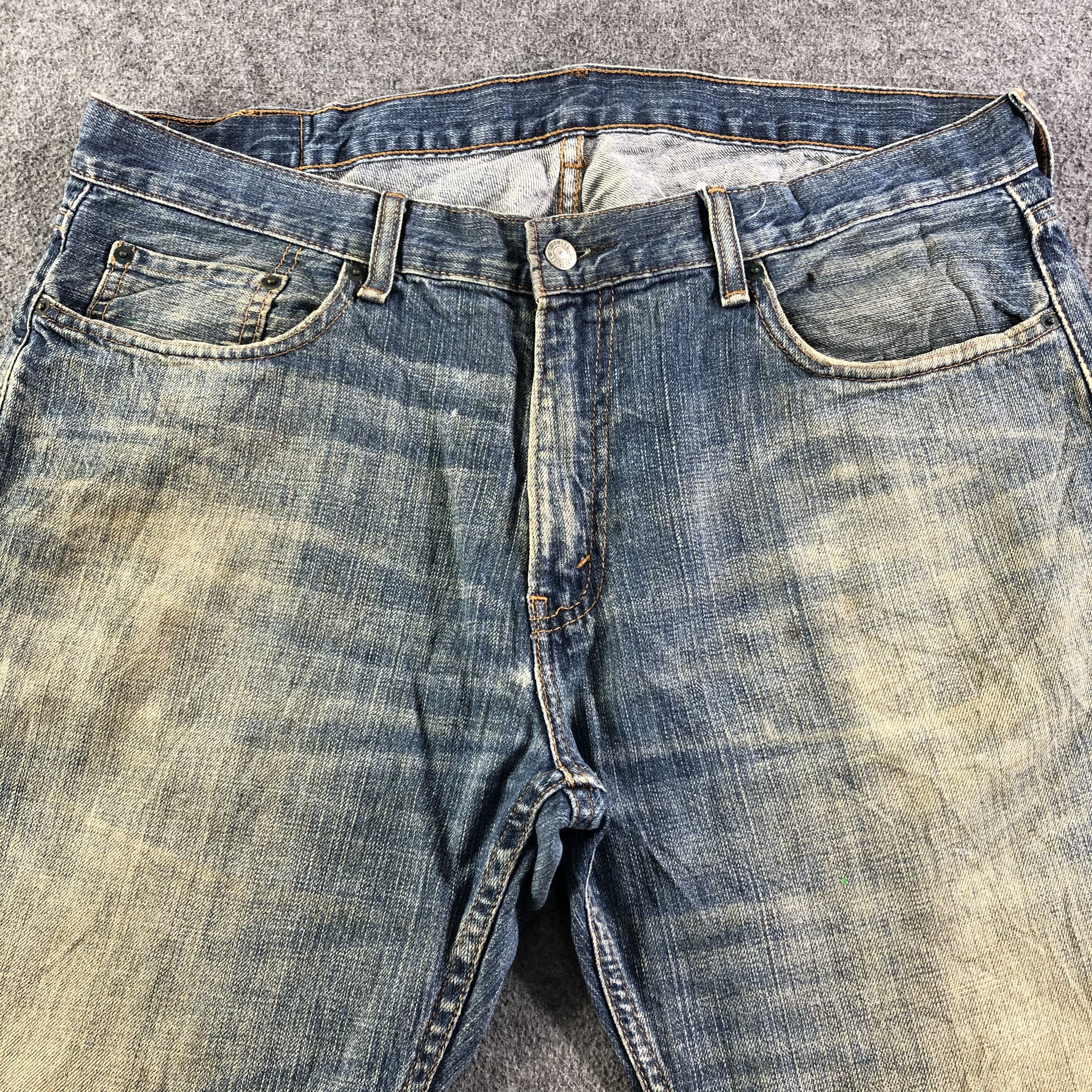 Levi's Vintage Blue Wash Levis 559 Jeans-J3139 Size US 39 - 3 Thumbnail