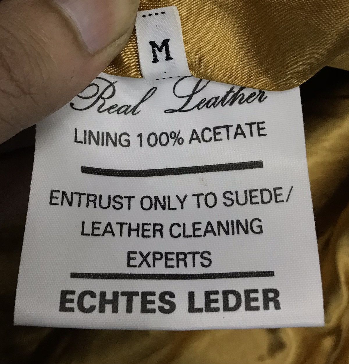 Unknown London × Vintage Vintage Unknown Made In England Leather Jacket Size US M / EU 48-50 / 2 - 11 Thumbnail