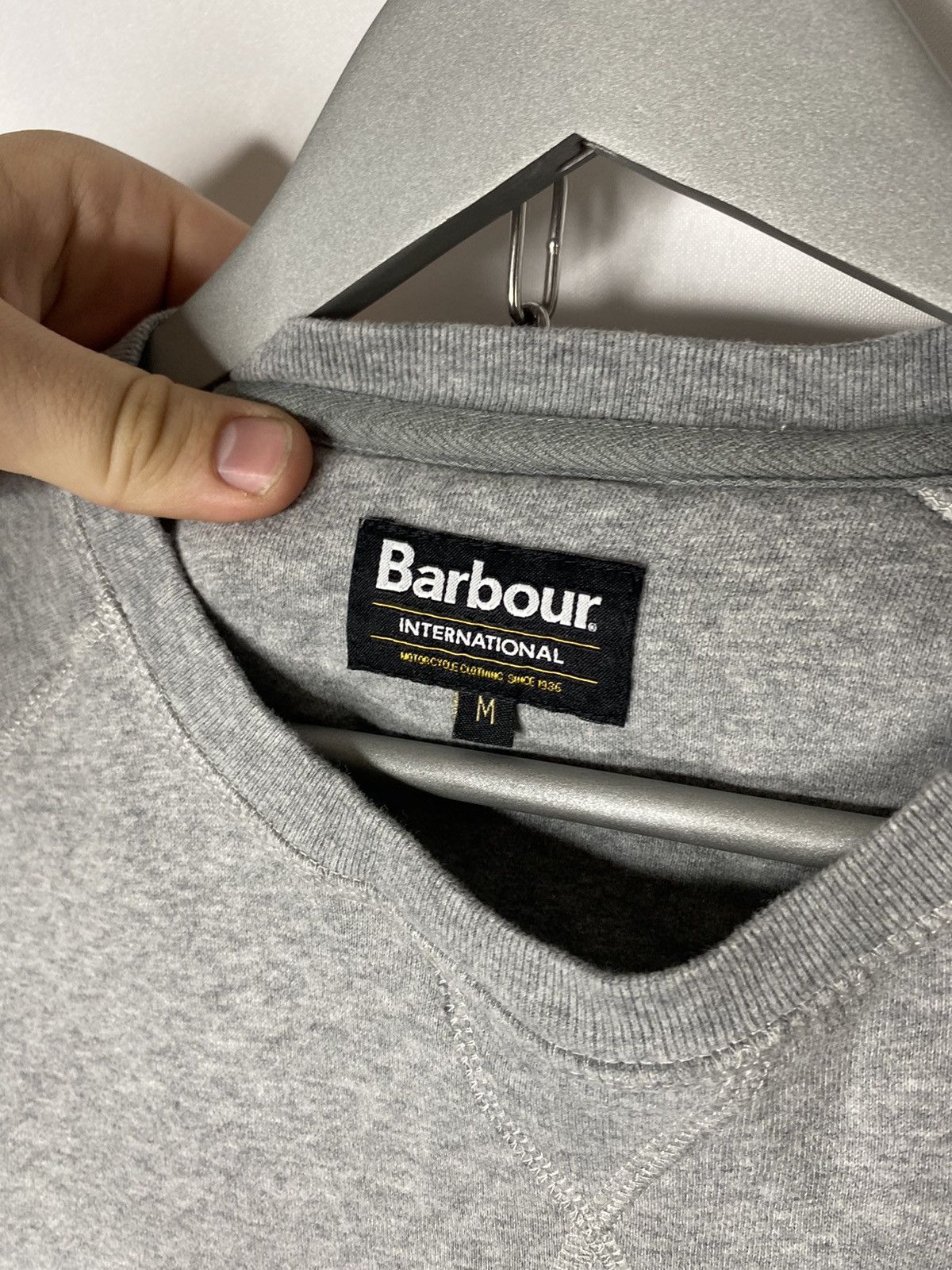 Barbour × Vintage 🔥Vintage Barbour International Based Sweatshirt Pullover🔥 Size US M / EU 48-50 / 2 - 6 Thumbnail