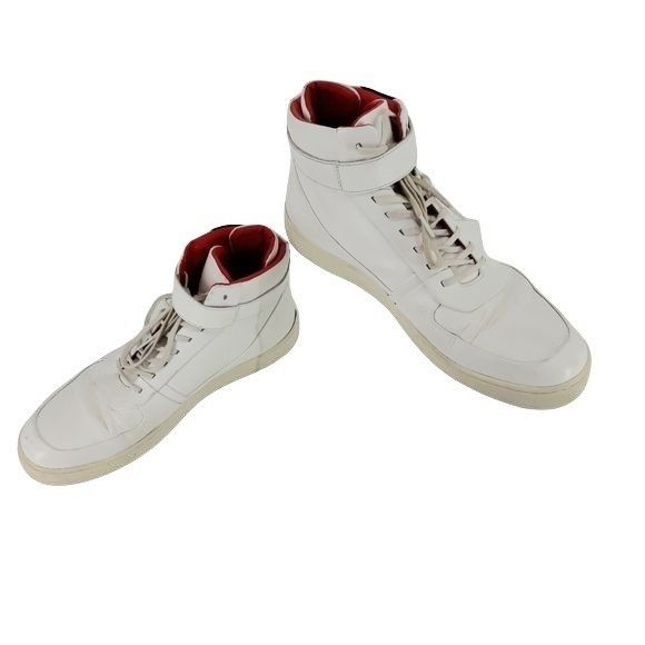 Calvin Klein Calvin Klein Navin Nappa Logo High Top Sneakers Sz 11 White Size US 11 / EU 44 - 5 Thumbnail