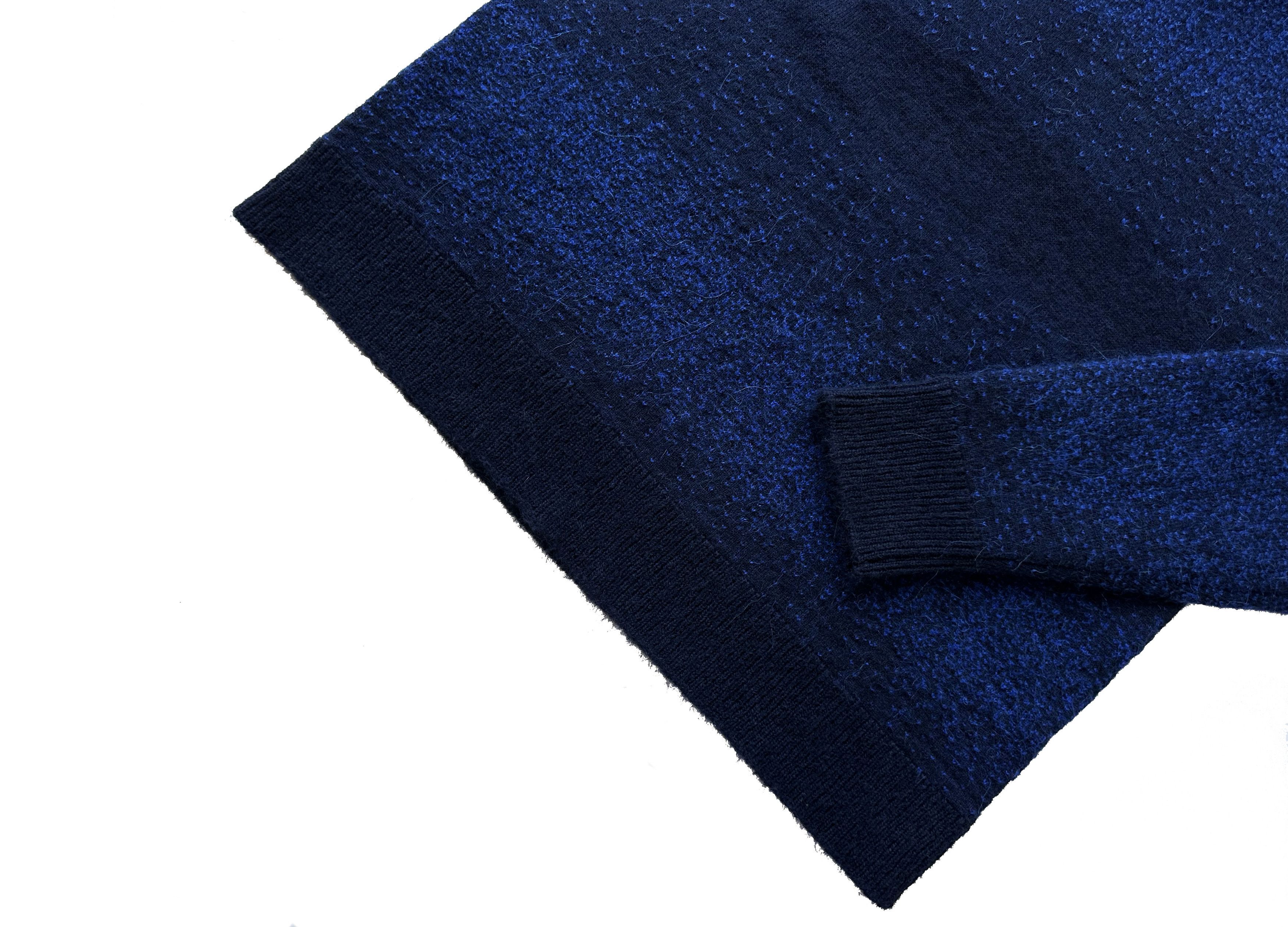 Wood Wood Wood Wood navy frej gradient wool sweater Size US M / EU 48-50 / 2 - 5 Thumbnail