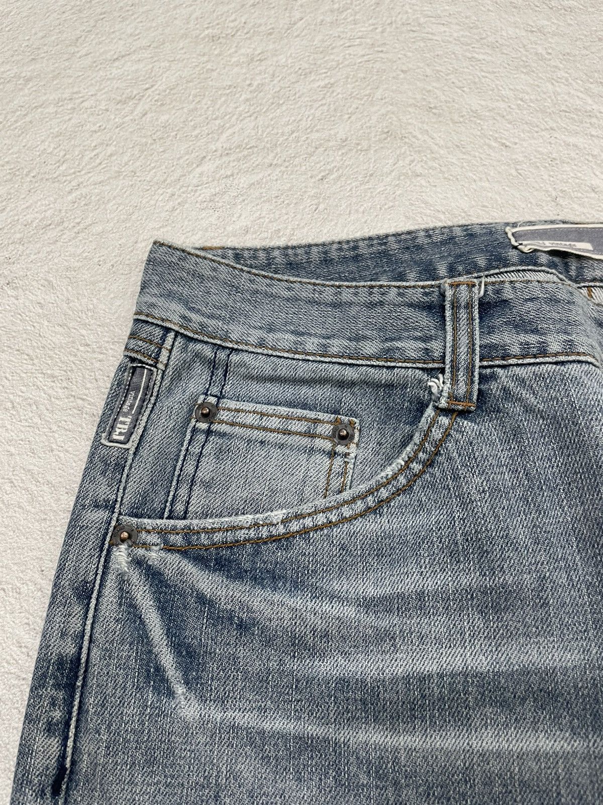 Japanese Brand 2000s TBJ Vintage Stone Wash Denim Y2K Size US 31 - 3 Thumbnail