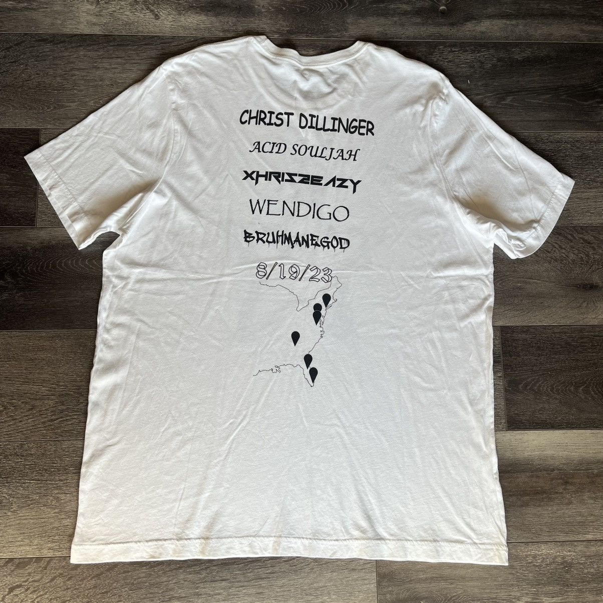Drain Gang Lost Star Club Christ Dillinger Acid Souljah Tour Tee Shirt Size US XXL / EU 58 / 5 - 1 Thumbnail
