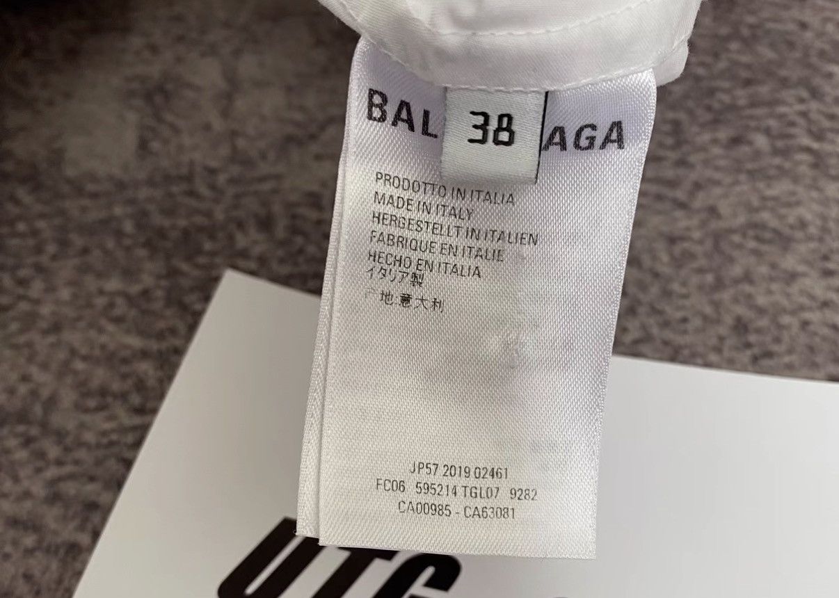 Balenciaga Balenciaga All-Over Logo Print Shirt Size US L / EU 52-54 / 3 - 6 Thumbnail