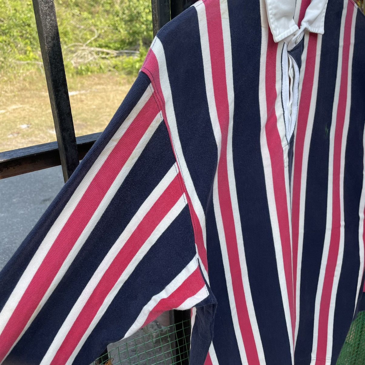 Polo Ralph Lauren 🔥Vintage Polo Ralph Lauren Small Pony Striped Rugby Shirts Size US L / EU 52-54 / 3 - 7 Thumbnail