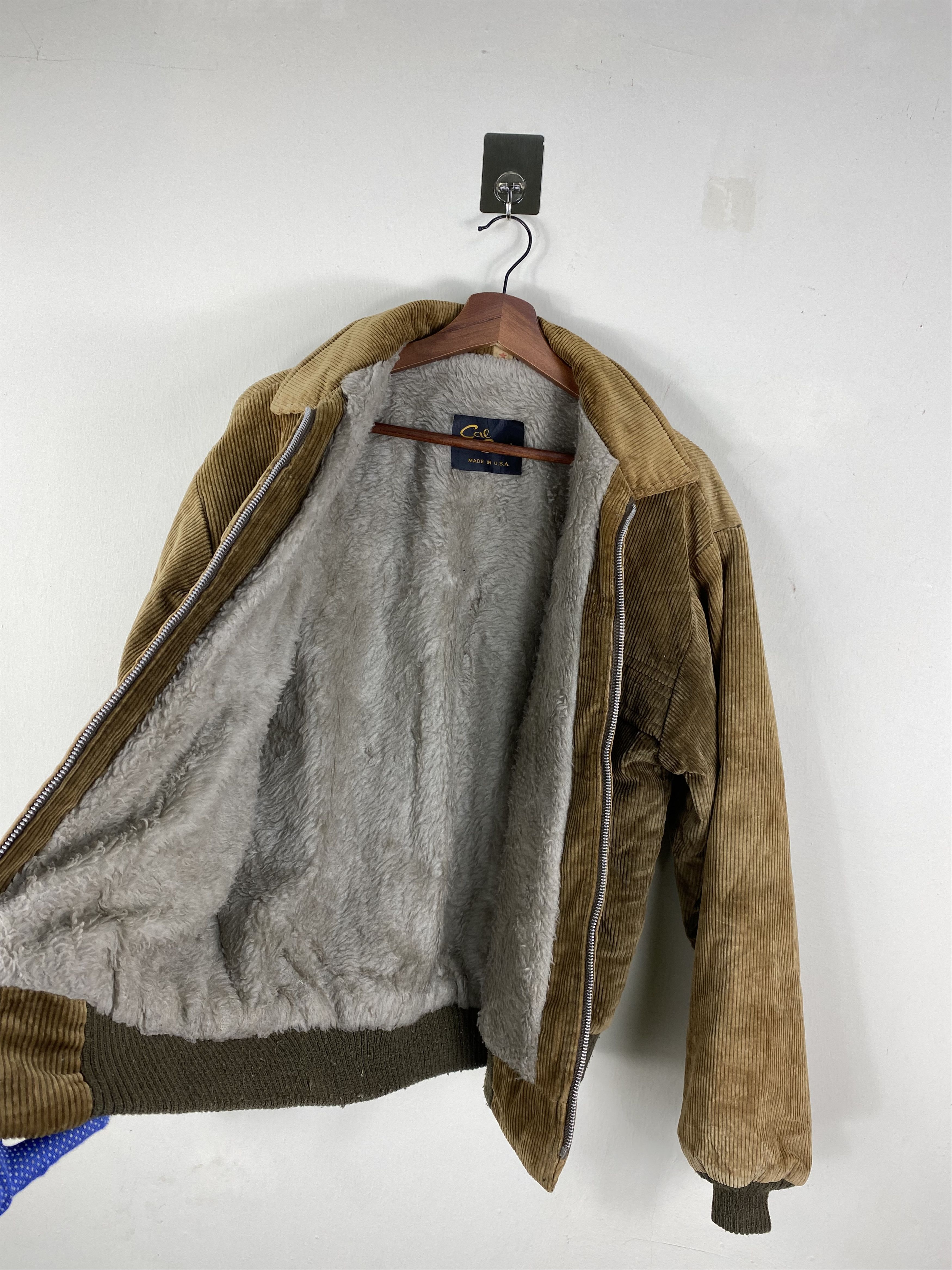 Vintage Vintage Cal Crabt USA jacket curdoroy bomber jacket sherpa Size US M / EU 48-50 / 2 - 6 Thumbnail