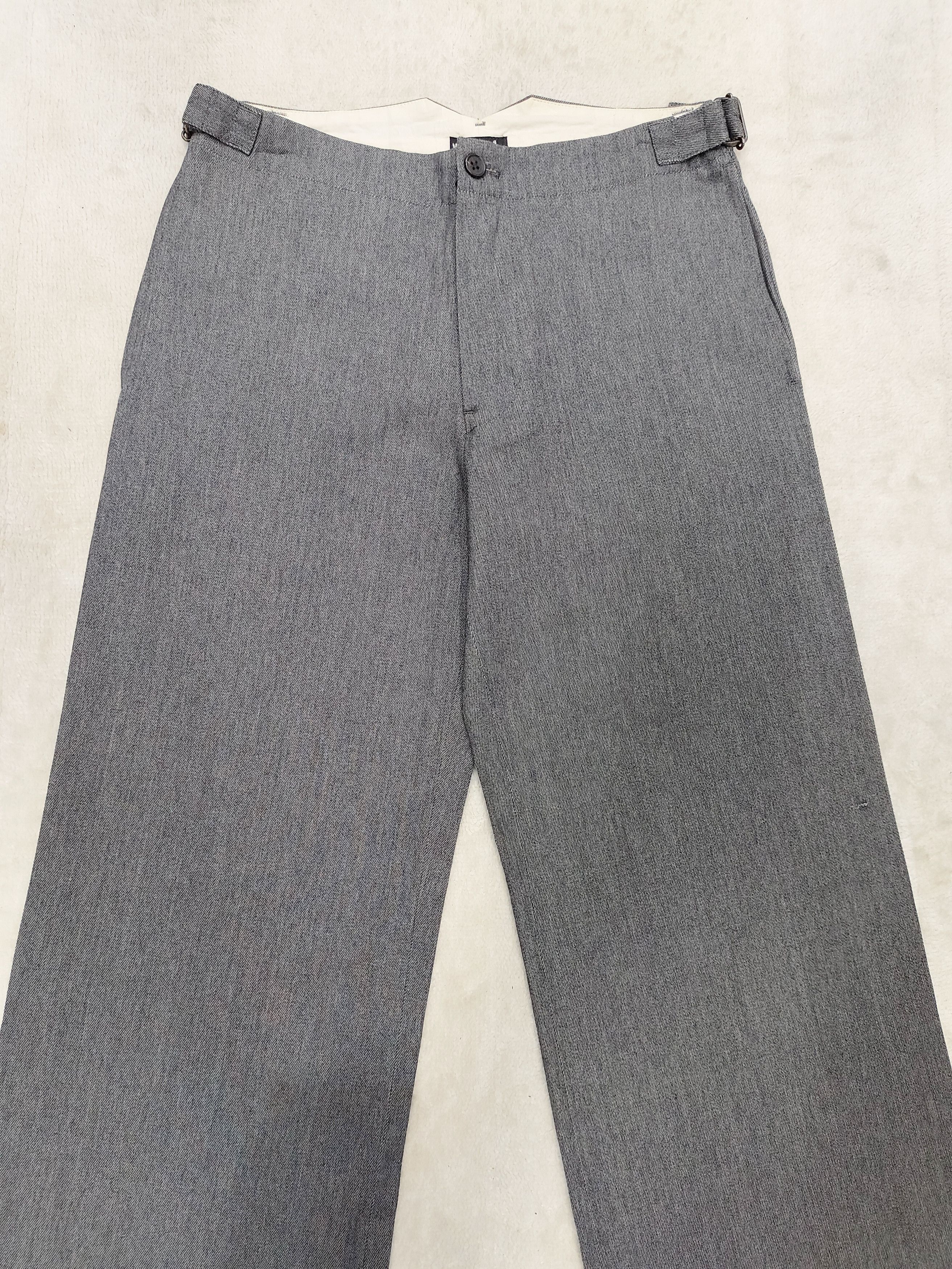 Margaret Howell 90s Margaret Howell- Tailoring Side Strap Wool Trousers Size 28" / US 6 / IT 42 - 2 Thumbnail