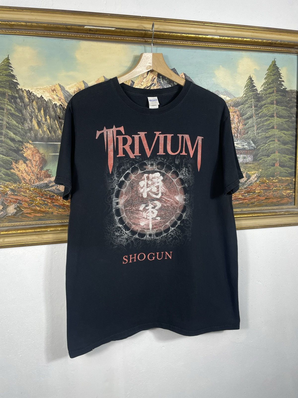 Band Tees × Vintage Trivium Shogun Black T-shirt Tee Merch 2008 Metal Rock Heavy Size US L / EU 52-54 / 3 - 4 Thumbnail