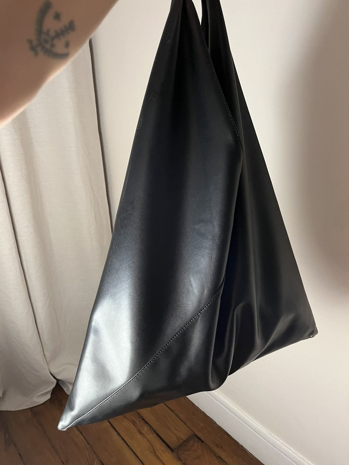 ⚪*️様 MM6 maison margiela fake leather sh MM6 Maison Margiela faux-leather Shirt Dress | Green | FARFETCH