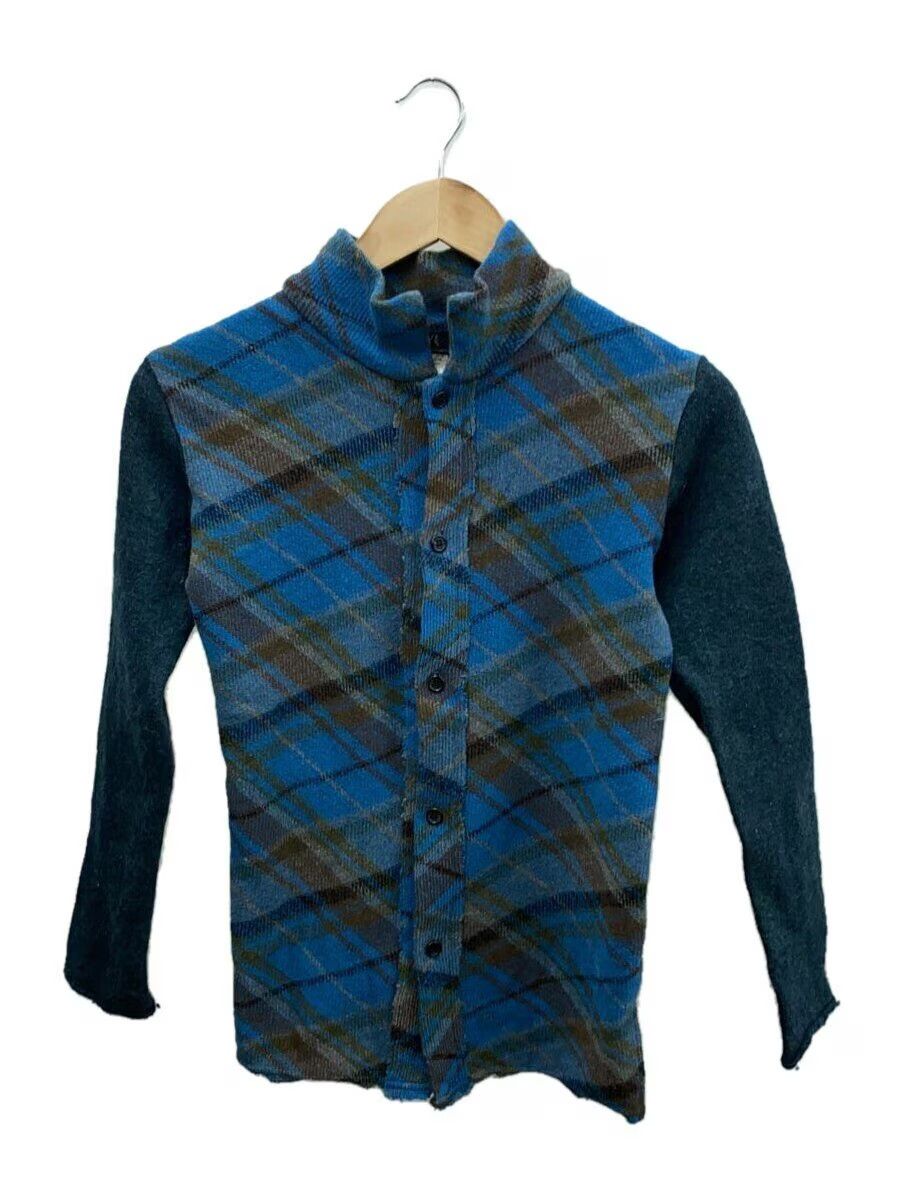 Y's × Yohji Yamamoto AW04 Plaid Alpaca Wool Knit Shirt Size L / US 10 / IT 46 - 1 Thumbnail