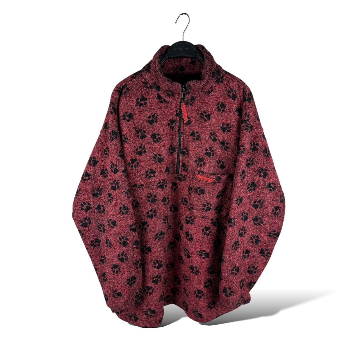 Jack Wolfskin Vintage 90’s Jack Wolfskin All Over Print Fleece Pullover Size US L / EU 52-54 / 3 - 1 Thumbnail