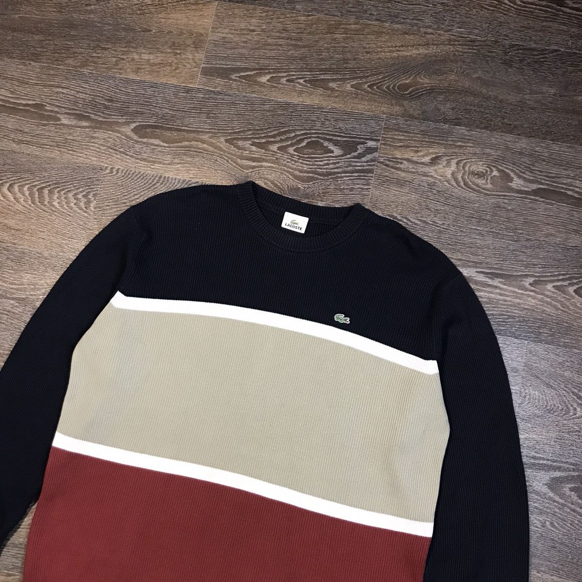 Lacoste 🇫🇷 Vintage 90s Lacoste Sweater Mens Size XL-XXL Size US XL / EU 56 / 4 - 2 Thumbnail