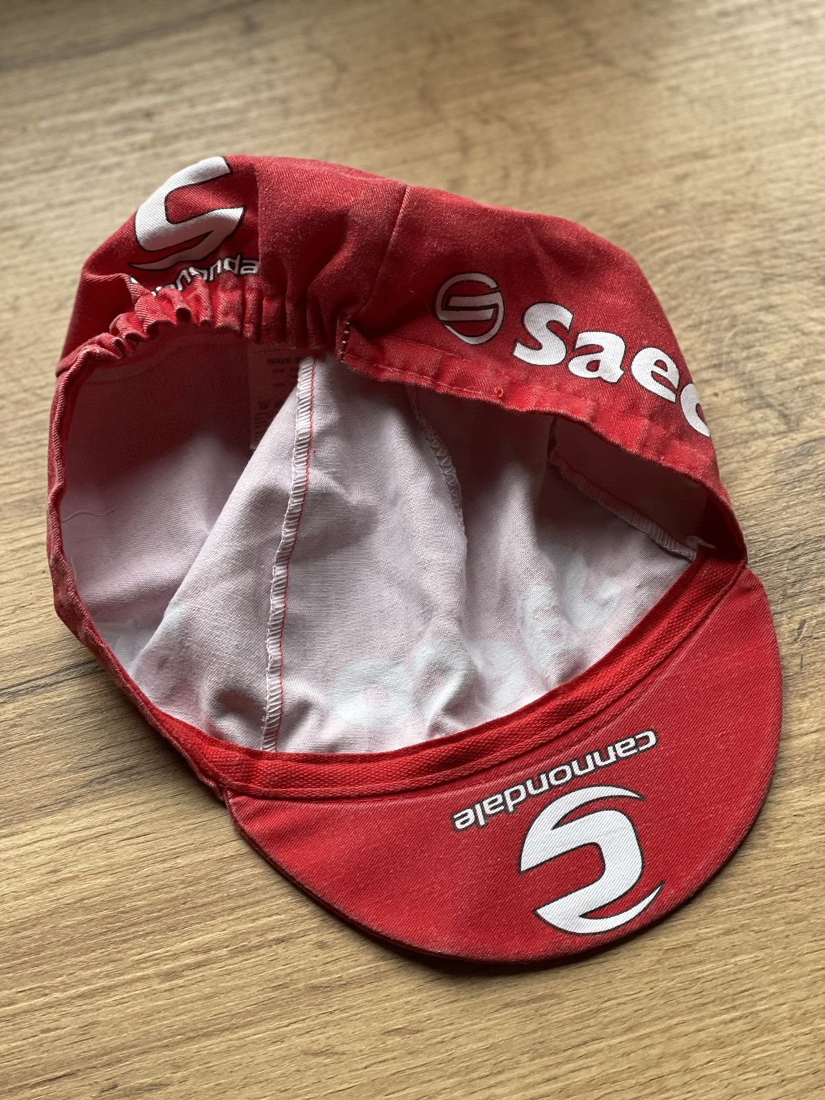 Other 90’s Kappa Saeco Cannondale vintage red cycle cap hat Size ONE SIZE - 5 Thumbnail