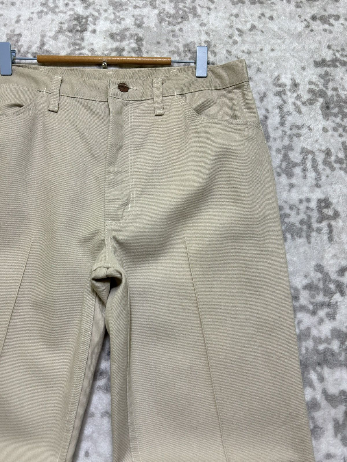 Wrangler Vintage Wrangler Sta-Prest Bootcut Flare Pants 70s Talon Zip Size US 33 - 5 Thumbnail